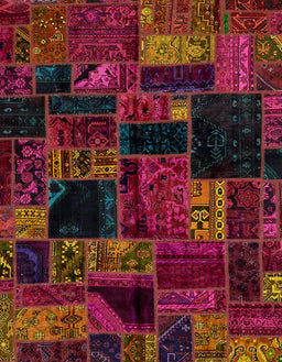 Abstract Dark Sienna Brown Oriental Rug, abs5659
