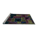 Sideview of Machine Washable Oriental Light Blue Modern Rug, wshabs5659lblu