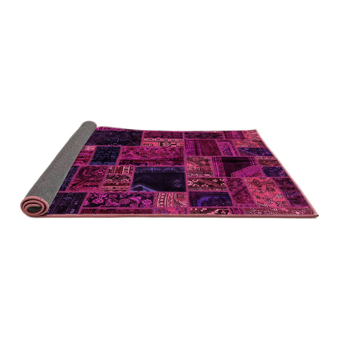 Sideview of Oriental Pink Modern Rug, abs5659pnk