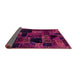 Sideview of Oriental Pink Modern Rug, abs5659pnk