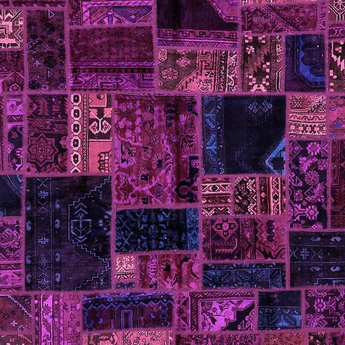 Oriental Purple Modern Rug, abs5659pur