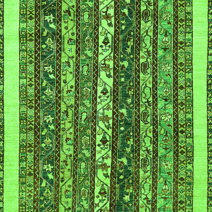 Machine Washable Abstract Green Modern Area Rugs, wshabs565grn
