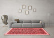 Modern Red Washable Rugs