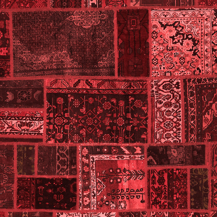 Machine Washable Oriental Red Modern Rug, wshabs5660red