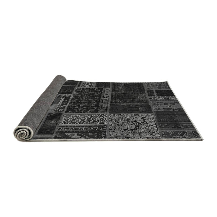 Sideview of Oriental Gray Modern Rug, abs5660gry