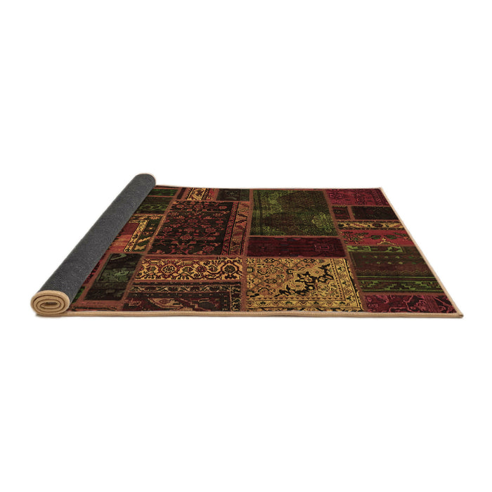 Sideview of Oriental Brown Modern Rug, abs5660brn