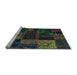 Sideview of Machine Washable Oriental Light Blue Modern Rug, wshabs5660lblu