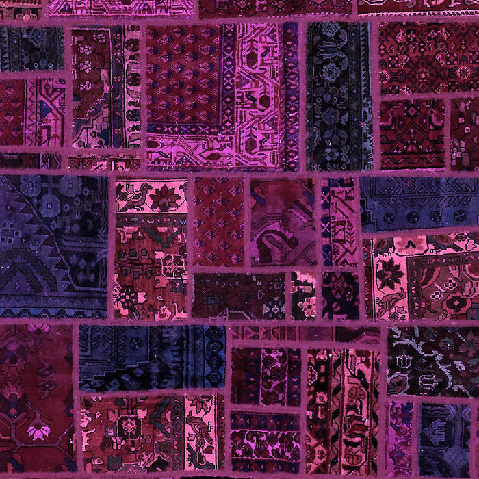 Machine Washable Oriental Purple Modern Area Rugs, wshabs5661pur