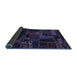 Sideview of Oriental Blue Modern Rug, abs5661blu