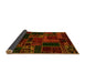 Sideview of Oriental Yellow Modern Rug, abs5661yw