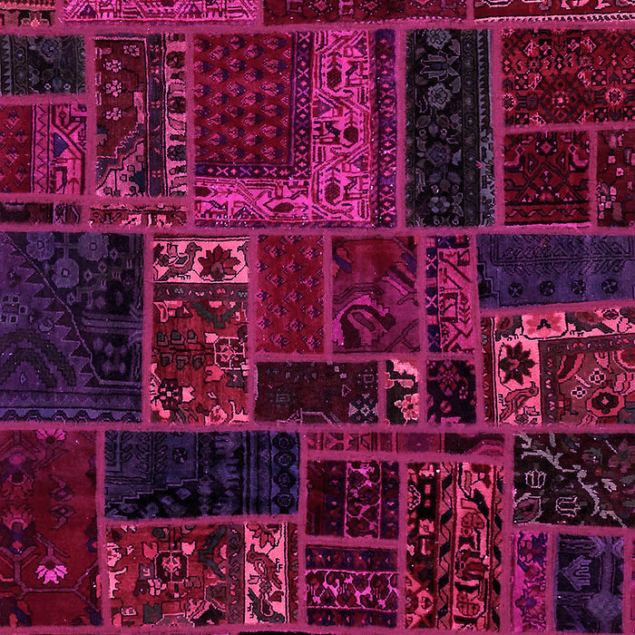 Machine Washable Oriental Pink Modern Rug, wshabs5661pnk