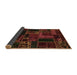 Sideview of Oriental Brown Modern Rug, abs5661brn