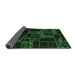 Sideview of Oriental Emerald Green Modern Rug, abs5661emgrn