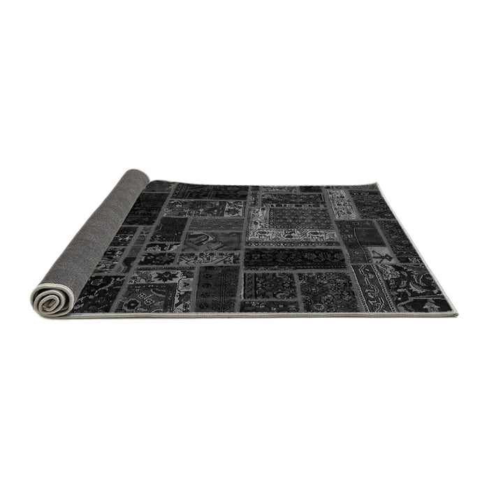 Sideview of Oriental Gray Modern Rug, abs5661gry