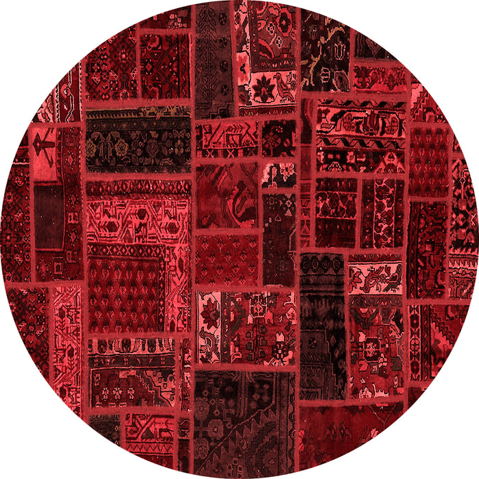Machine Washable Oriental Red Modern Rug, wshabs5661red