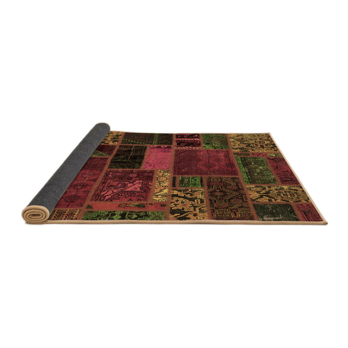 Sideview of Oriental Brown Modern Rug, abs5662brn