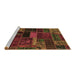 Sideview of Machine Washable Oriental Brown Modern Rug, wshabs5662brn