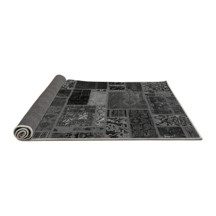 Sideview of Oriental Gray Modern Rug, abs5662gry