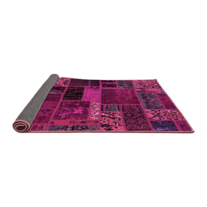 Sideview of Oriental Pink Modern Rug, abs5662pnk