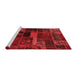 Modern Red Washable Rugs