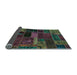 Sideview of Oriental Light Blue Modern Rug, abs5662lblu