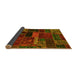 Sideview of Oriental Yellow Modern Rug, abs5662yw