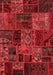 Oriental Red Modern Area Rugs