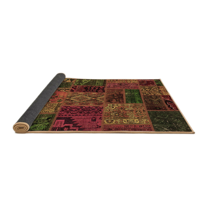 Sideview of Oriental Brown Modern Rug, abs5663brn