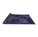 Sideview of Oriental Blue Modern Rug, abs5663blu