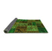 Sideview of Oriental Green Modern Rug, abs5663grn