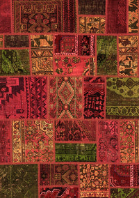 Oriental Orange Modern Rug, abs5663org