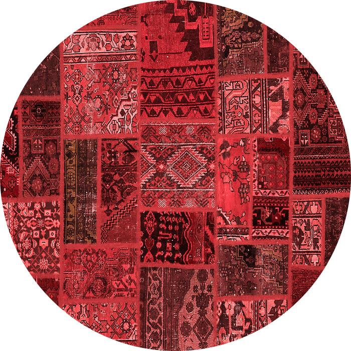 Machine Washable Oriental Red Modern Rug, wshabs5663red
