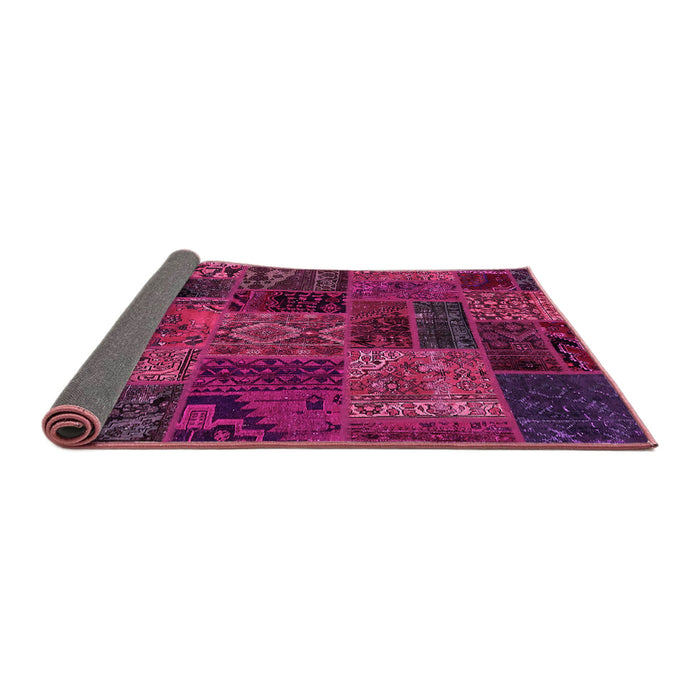 Sideview of Oriental Pink Modern Rug, abs5663pnk