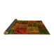 Sideview of Oriental Yellow Modern Rug, abs5663yw