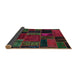 Sideview of Abstract Dark Brown Oriental Rug, abs5664