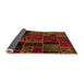 Sideview of Oriental Orange Modern Rug, abs5664org