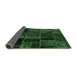 Sideview of Oriental Emerald Green Modern Rug, abs5664emgrn