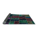 Sideview of Oriental Light Blue Modern Rug, abs5664lblu