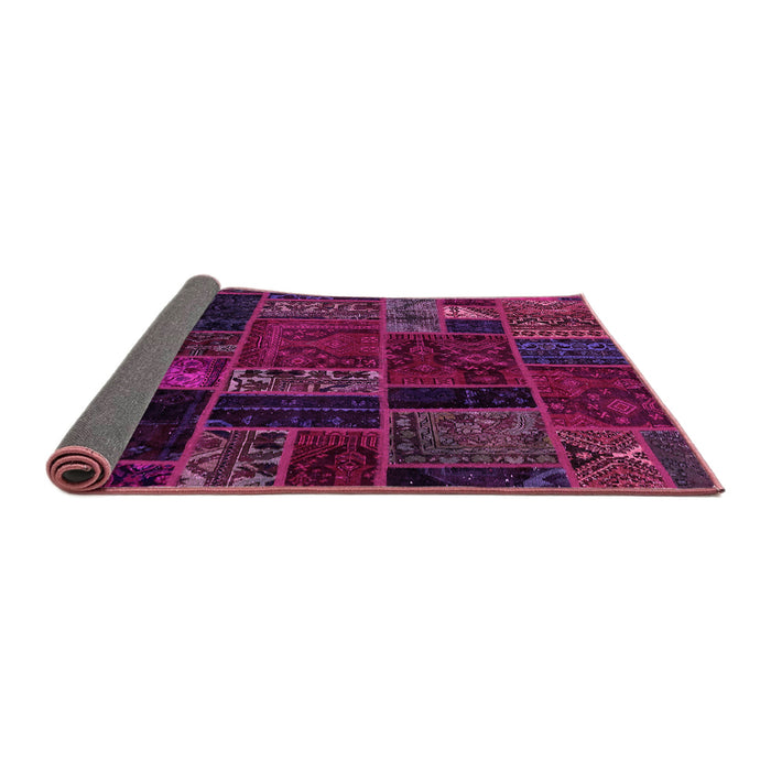 Sideview of Oriental Pink Modern Rug, abs5664pnk
