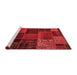 Modern Red Washable Rugs