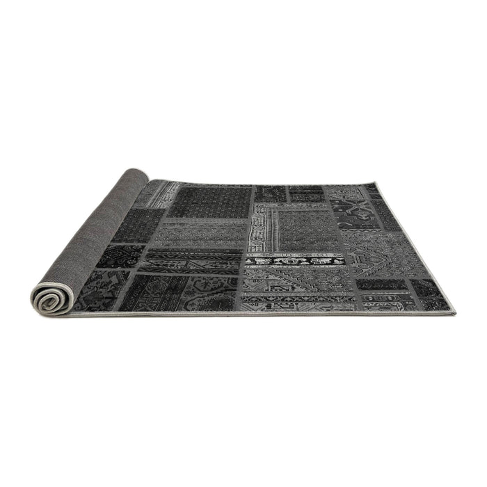 Sideview of Oriental Gray Modern Rug, abs5665gry