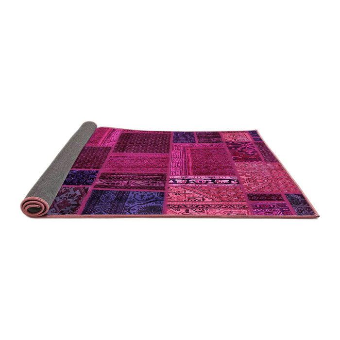 Sideview of Oriental Pink Modern Rug, abs5665pnk