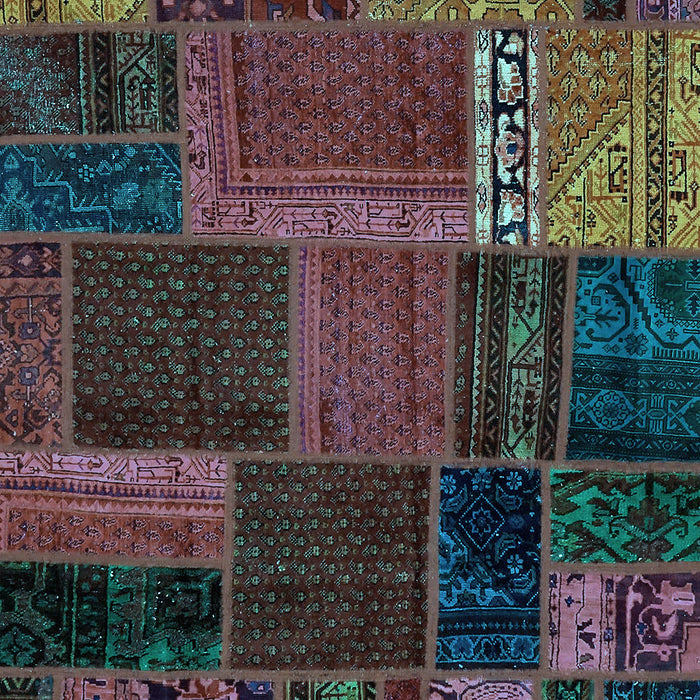 Oriental Light Blue Modern Rug, abs5665lblu