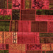 Square Oriental Orange Modern Rug, abs5665org