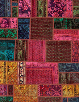 Abstract Cranberry Red Oriental Rug, abs5665