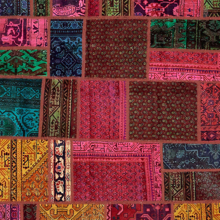 Abstract Cranberry Red Oriental Rug, abs5665