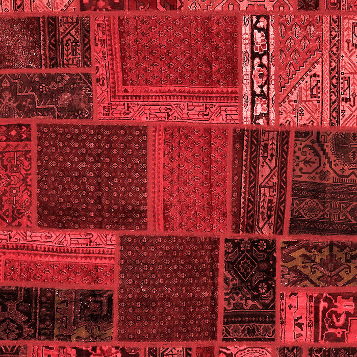 Machine Washable Oriental Red Modern Rug, wshabs5665red