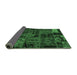 Sideview of Oriental Emerald Green Modern Rug, abs5666emgrn