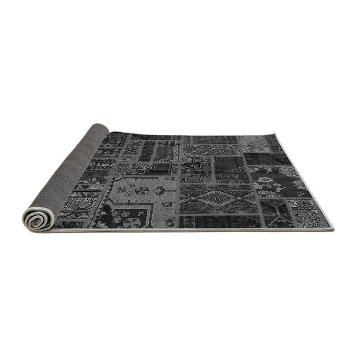 Sideview of Oriental Gray Modern Rug, abs5666gry