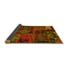 Sideview of Oriental Yellow Modern Rug, abs5666yw